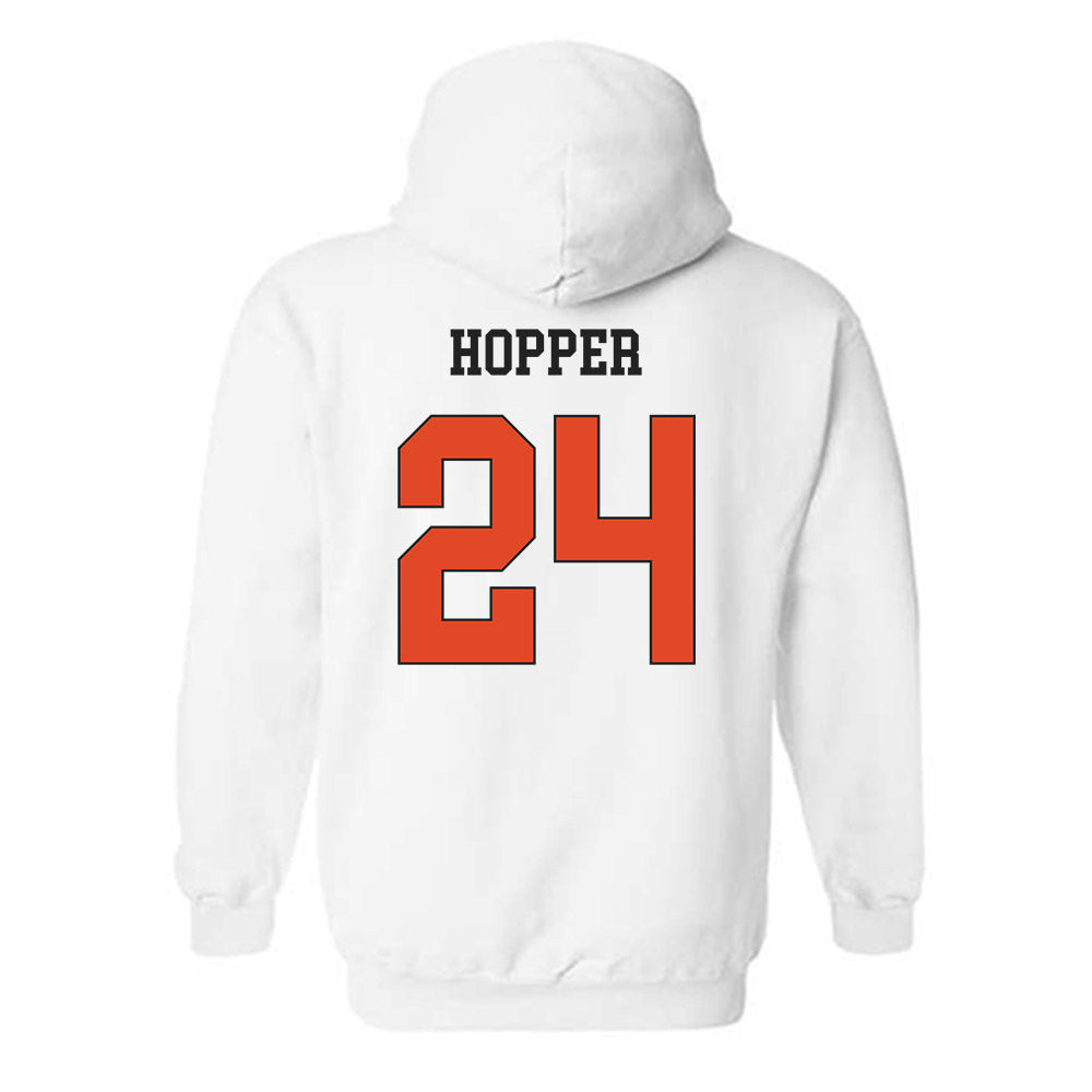 Oregon State - NCAA Football : Tyjai Hopper - Classic Shersey Hooded Sweatshirt-1