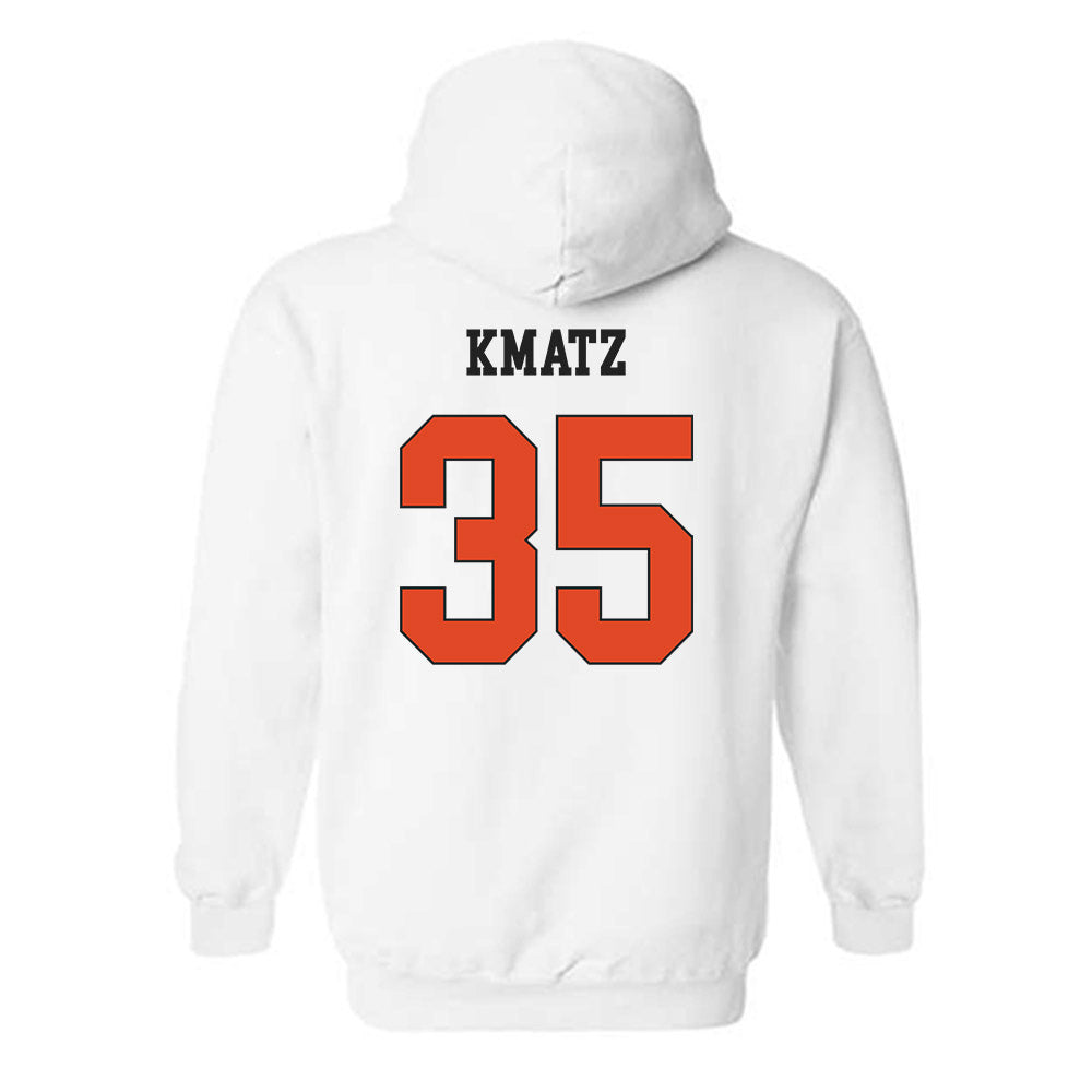 Oregon State - NCAA Baseball : Zach Kmatz - Classic Shersey Hooded Sweatshirt-1