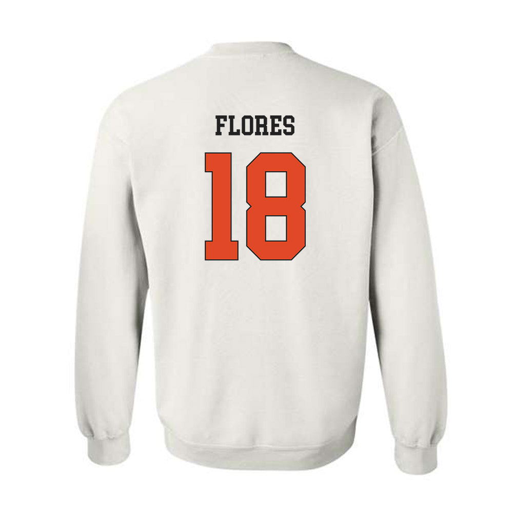 Oregon State - NCAA Softball : Justice Flores - Classic Shersey Crewneck Sweatshirt-1
