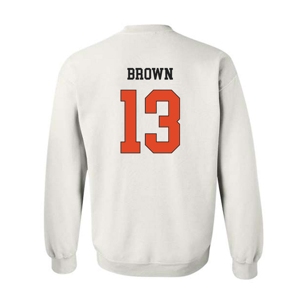 Oregon State - NCAA Football : Jeremiah Brown - Classic Shersey Crewneck Sweatshirt-1