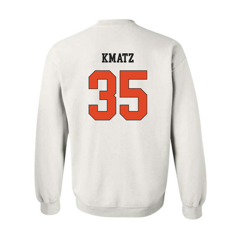 Oregon State - NCAA Baseball : Zach Kmatz - Classic Shersey Crewneck Sweatshirt-1