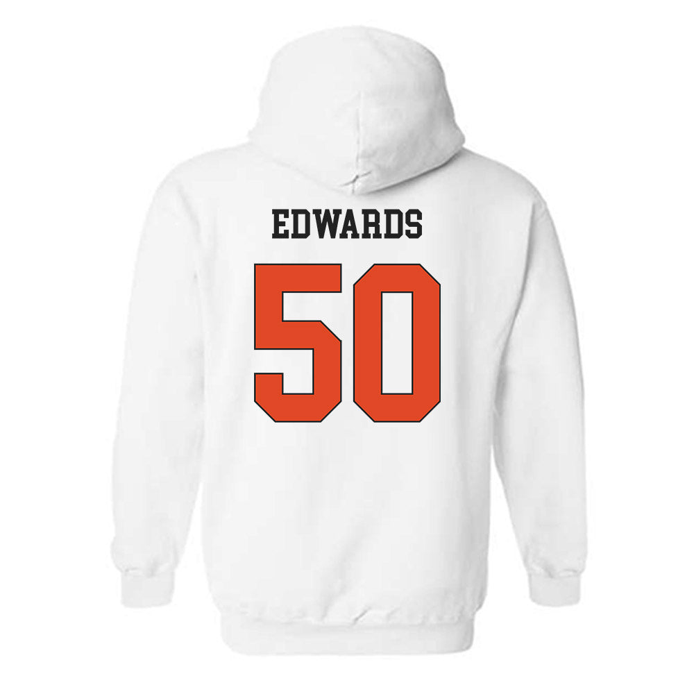 Oregon State - NCAA Baseball : Zach Edwards - Classic Shersey Hooded Sweatshirt-1