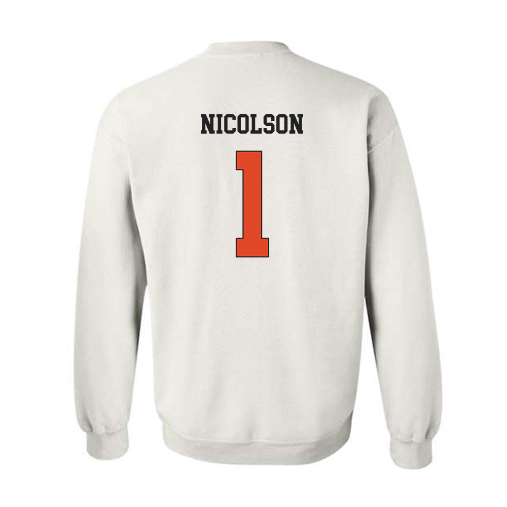 Oregon State - NCAA Men's Soccer : John Nicolson - Classic Shersey Crewneck Sweatshirt-1