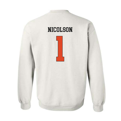 Oregon State - NCAA Men's Soccer : John Nicolson - Classic Shersey Crewneck Sweatshirt-1