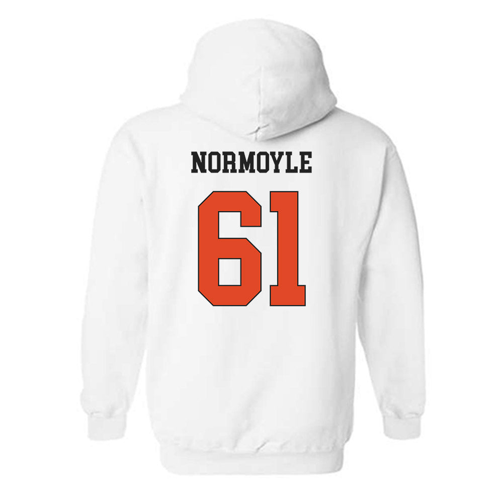 Oregon State - NCAA Football : Jake Normoyle - Classic Shersey Hooded Sweatshirt-1