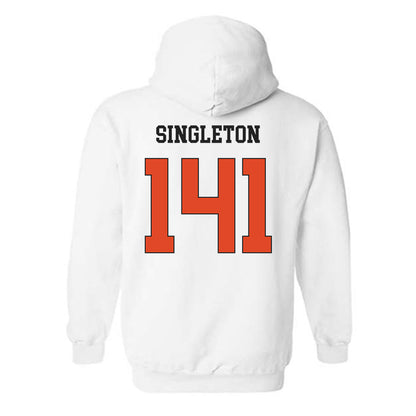 Oregon State - NCAA Wrestling : Nash Singleton - Classic Shersey Hooded Sweatshirt-1