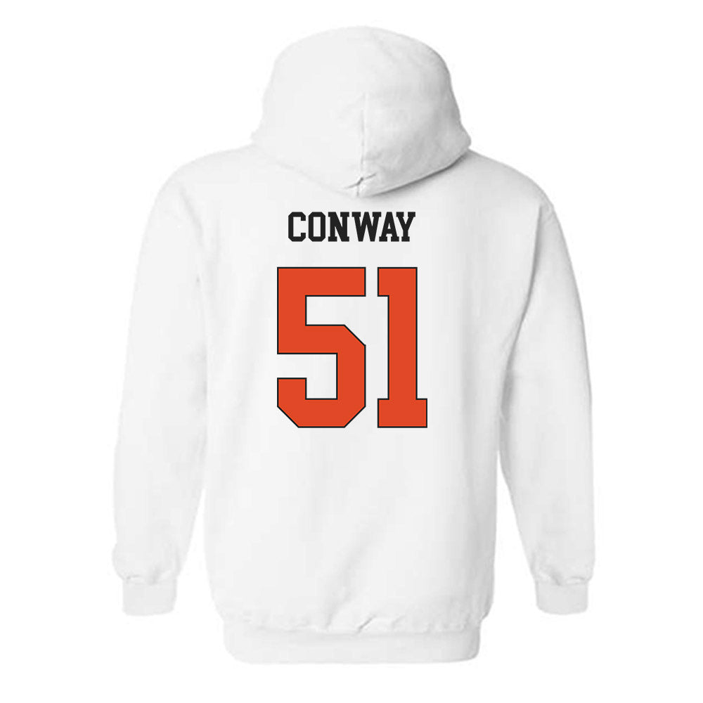 Oregon State - NCAA Football : Maddox Conway - Classic Shersey Hooded Sweatshirt-1