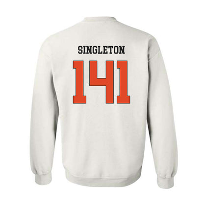 Oregon State - NCAA Wrestling : Nash Singleton - Classic Shersey Crewneck Sweatshirt-1