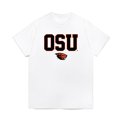 Oregon State - NCAA Wrestling : Cory Thomas - Classic Shersey T-Shirt-0