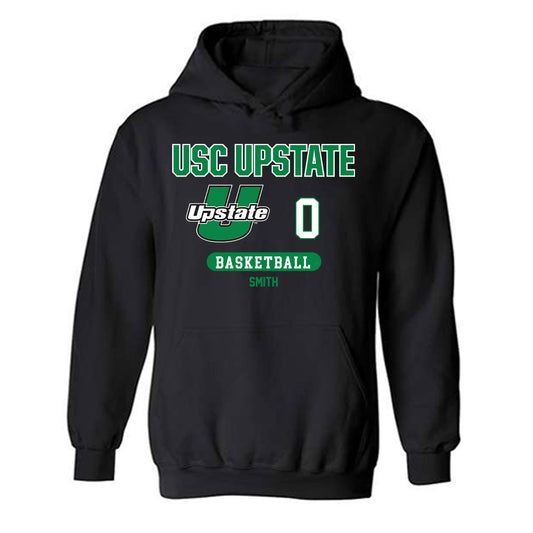 USC Upstate - NCAA Men's Basketball : Tyler Smith - Classic Fashion Shersey Hooded Sweatshirt-0