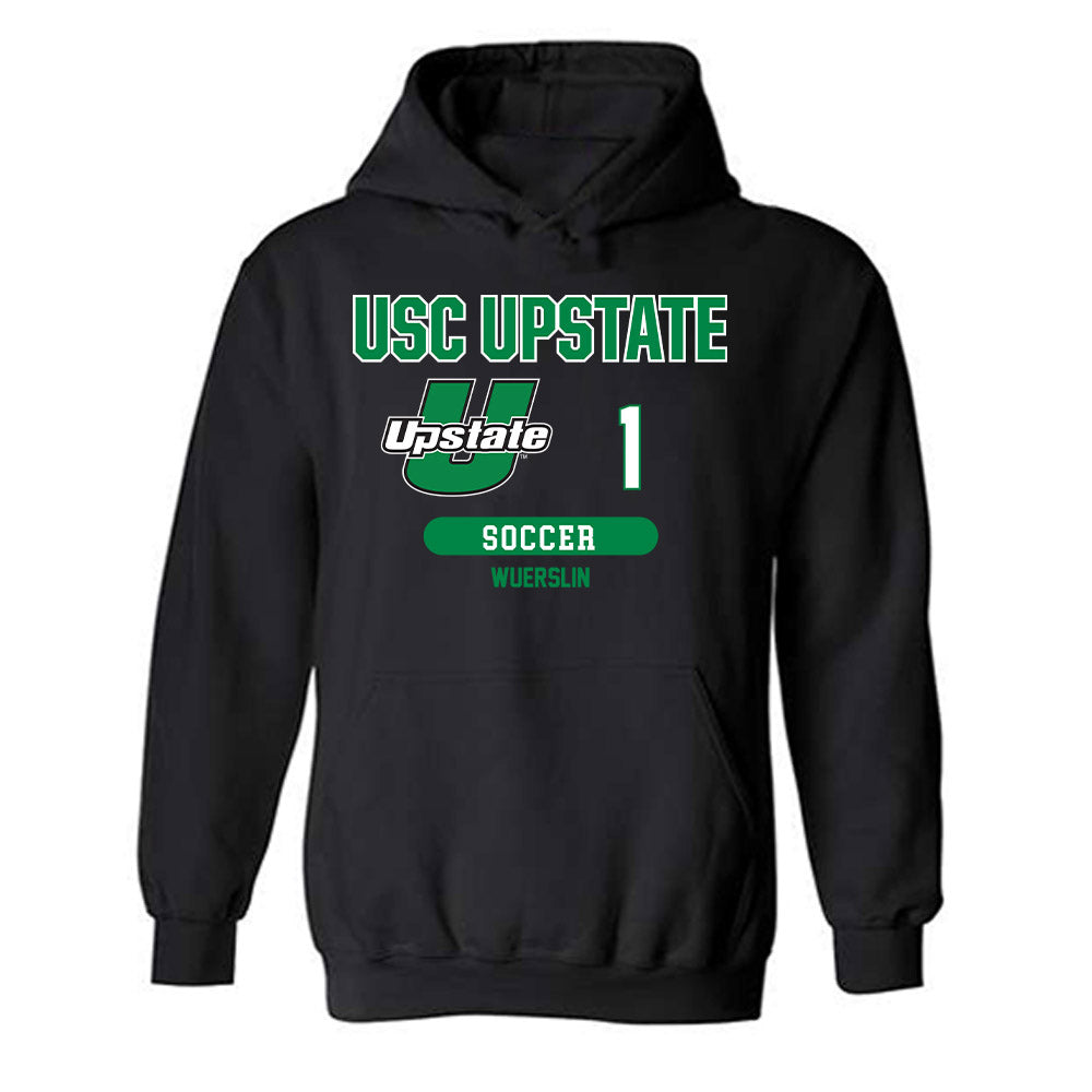 USC Upstate - NCAA Men's Soccer : Jarrett Wuerslin - Classic Fashion Shersey Hooded Sweatshirt-0