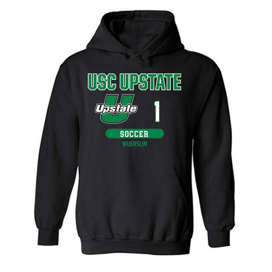 USC Upstate - NCAA Men's Soccer : Jarrett Wuerslin - Classic Fashion Shersey Hooded Sweatshirt-0