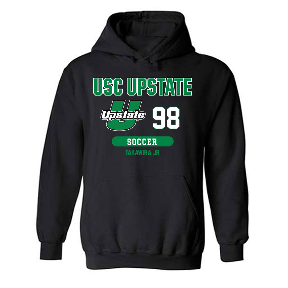 USC Upstate - NCAA Men's Soccer : Vitalis Takawira Jr - Classic Fashion Shersey Hooded Sweatshirt-0