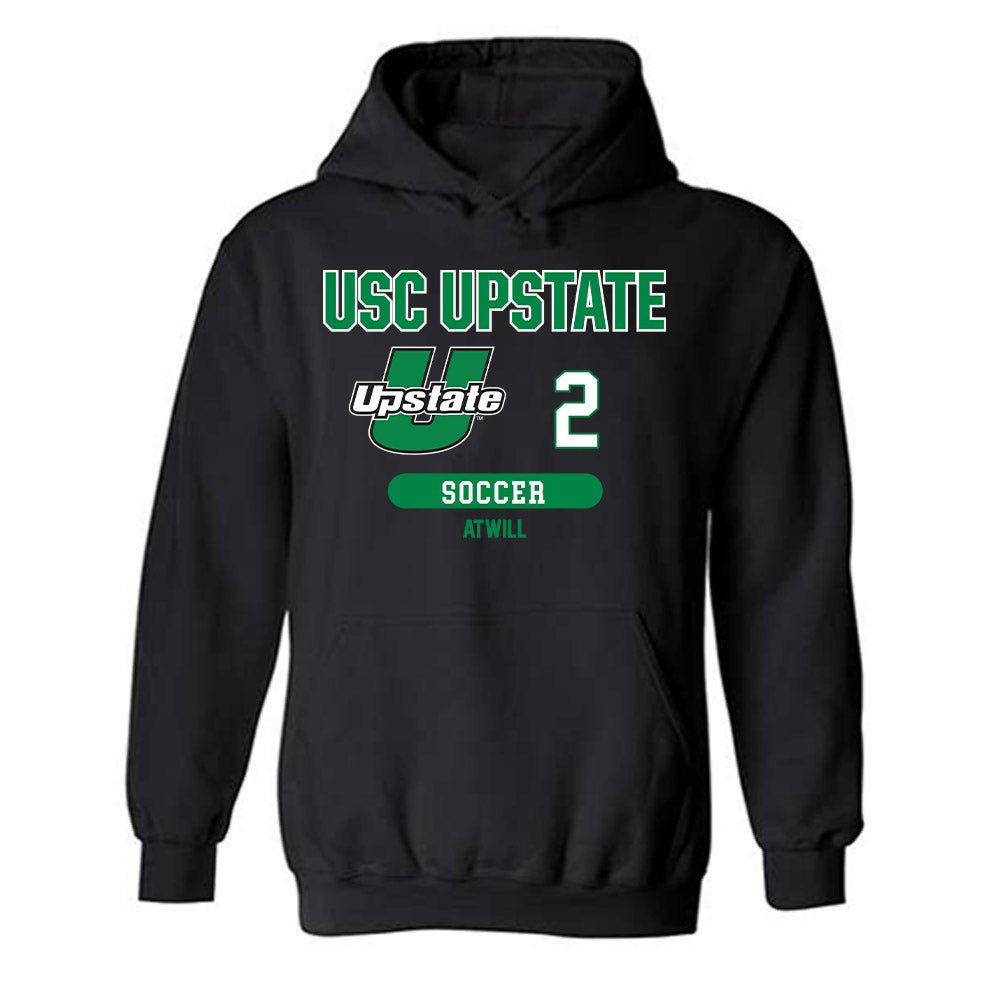 USC Upstate - NCAA Women's Soccer : caroline Atwill - Classic Fashion Shersey Hooded Sweatshirt-0