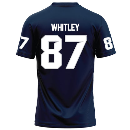 Samford - NCAA Football : Brice Whitley - Navy Football Jersey-1