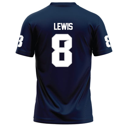 Samford - NCAA Football : Kyree Lewis - Navy Football Jersey-1