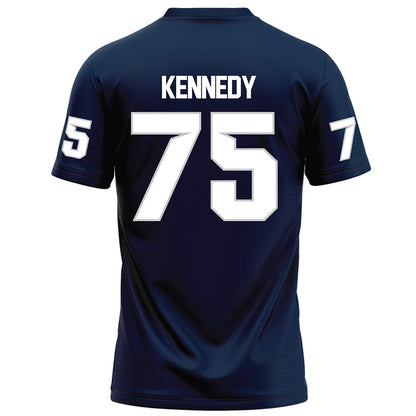 Samford - NCAA Football : Shawn Kennedy - Navy Football Jersey-1