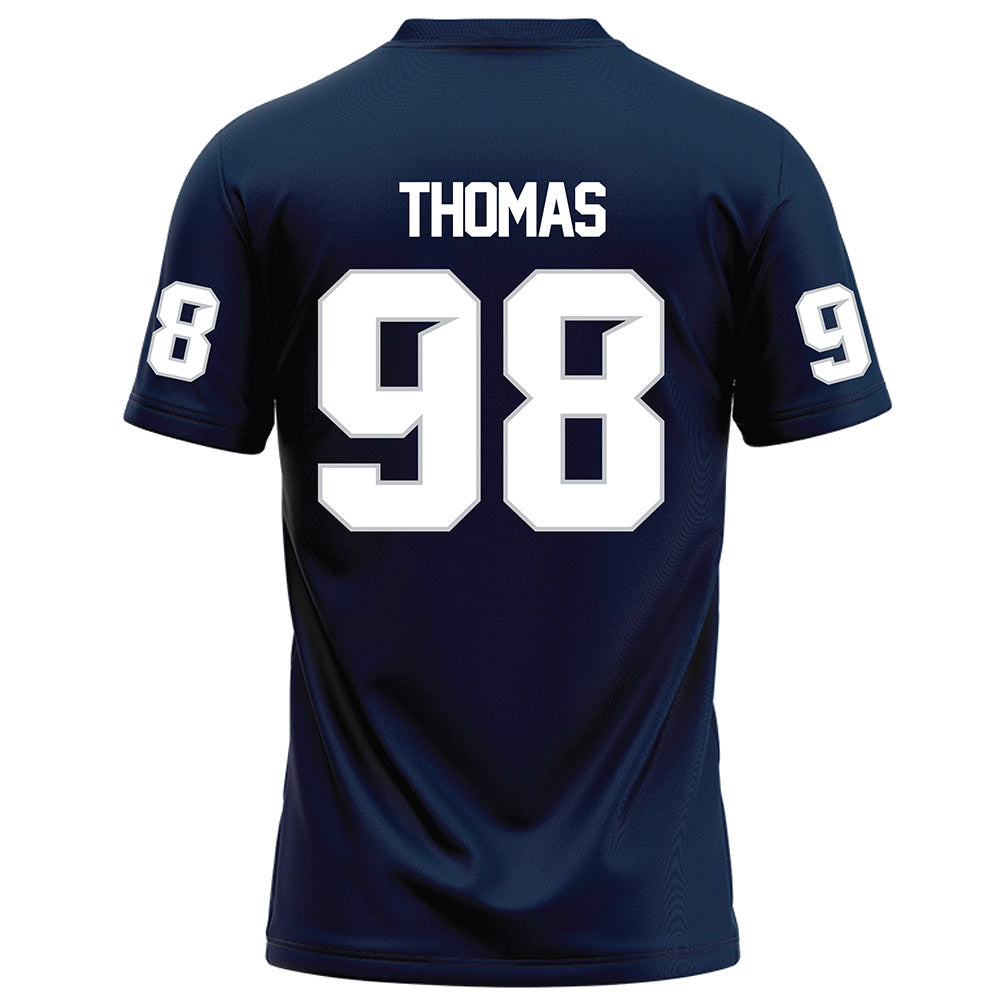 Samford - NCAA Football : Dezmon Thomas - Navy Football Jersey-1
