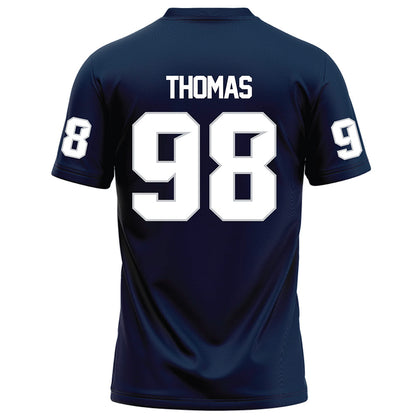 Samford - NCAA Football : Dezmon Thomas - Navy Football Jersey-1