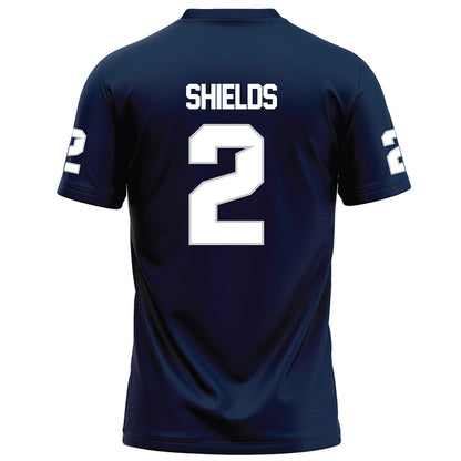 Samford - NCAA Football : Will Shields - Navy Football Jersey-1