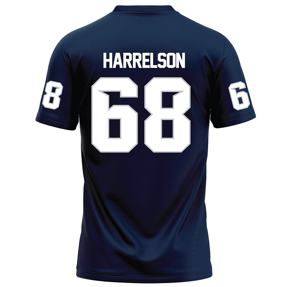 Samford - NCAA Football : Asher Harrelson - Navy Football Jersey-1