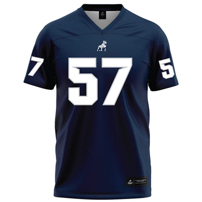 Samford - NCAA Football : Web Davidson - Navy Football Jersey-0