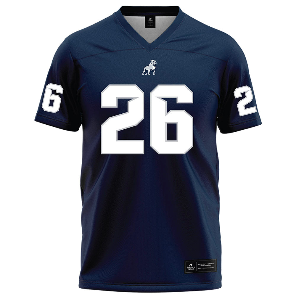Samford - NCAA Football : Jake Garner - Navy Football Jersey-0