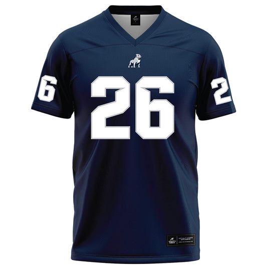 Samford - NCAA Football : Jake Garner - Navy Football Jersey-0