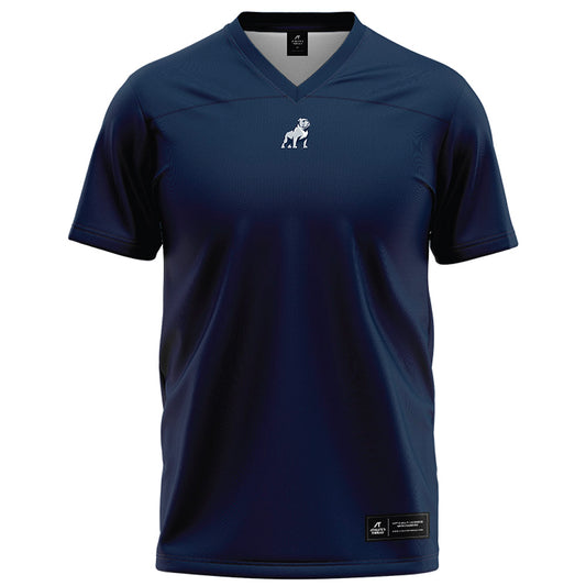 Samford - NCAA Football : - Navy Football Jersey-0