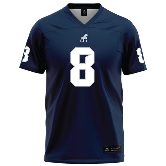 Samford - NCAA Football : Kyree Lewis - Navy Football Jersey-0