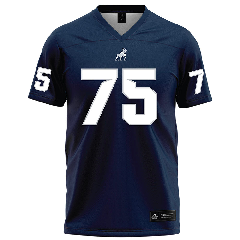 Samford - NCAA Football : Shawn Kennedy - Navy Football Jersey-0