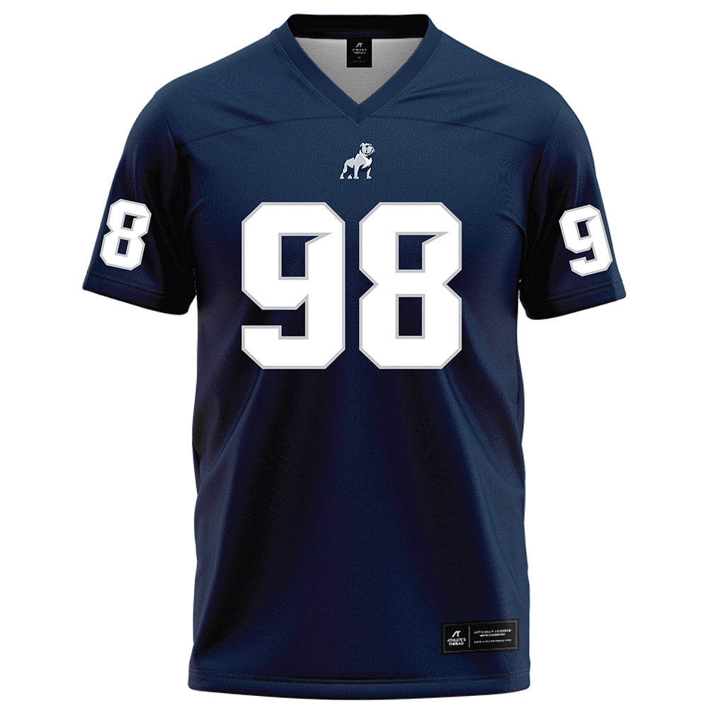 Samford - NCAA Football : Dezmon Thomas - Navy Football Jersey-0