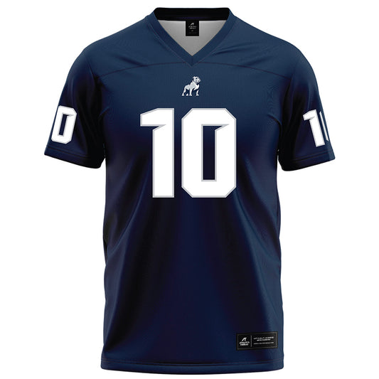 Samford - NCAA Football : Coulter Cleland - Navy Football Jersey-0