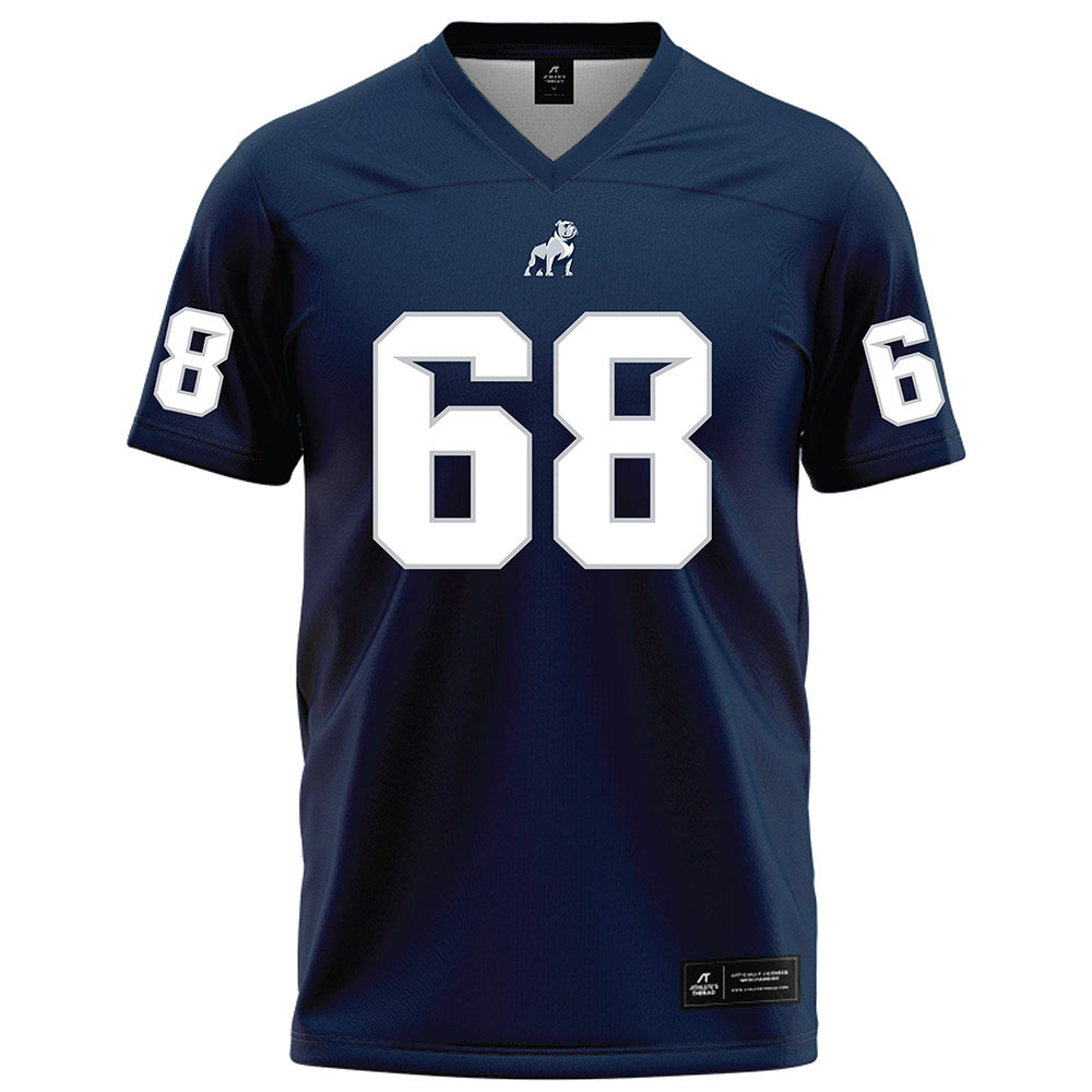Samford - NCAA Football : Asher Harrelson - Navy Football Jersey-0