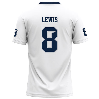 Samford - NCAA Football : Kyree Lewis - White Football Jersey-1