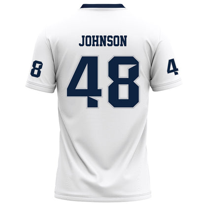 Samford - NCAA Football : Jacob Johnson - White Football Jersey-1