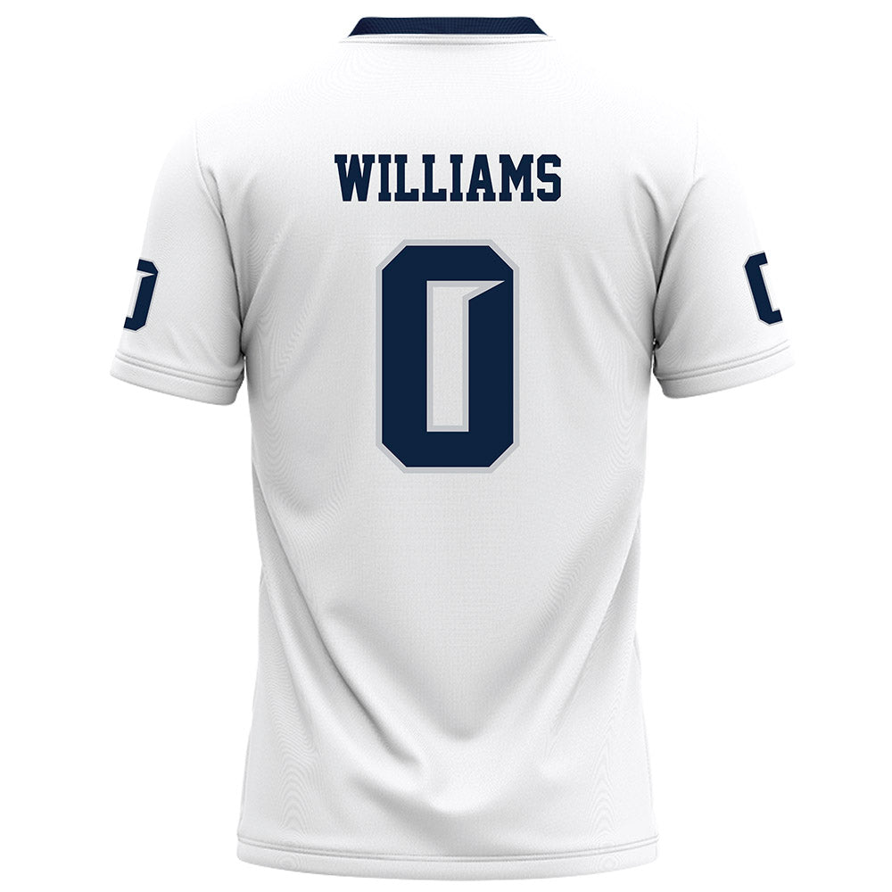 Samford - NCAA Football : Greg Williams - White Football Jersey-1