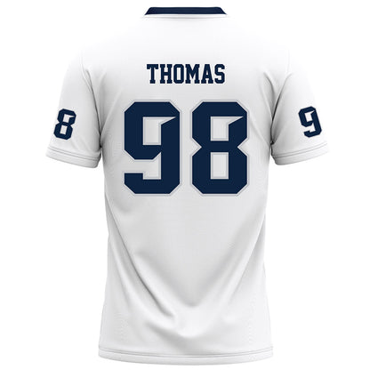 Samford - NCAA Football : Dezmon Thomas - White Football Jersey-1
