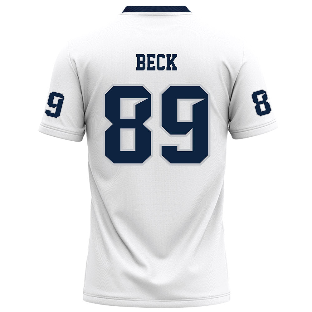 Samford - NCAA Football : Landon Beck - White Football Jersey-1