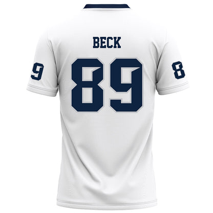 Samford - NCAA Football : Landon Beck - White Football Jersey-1