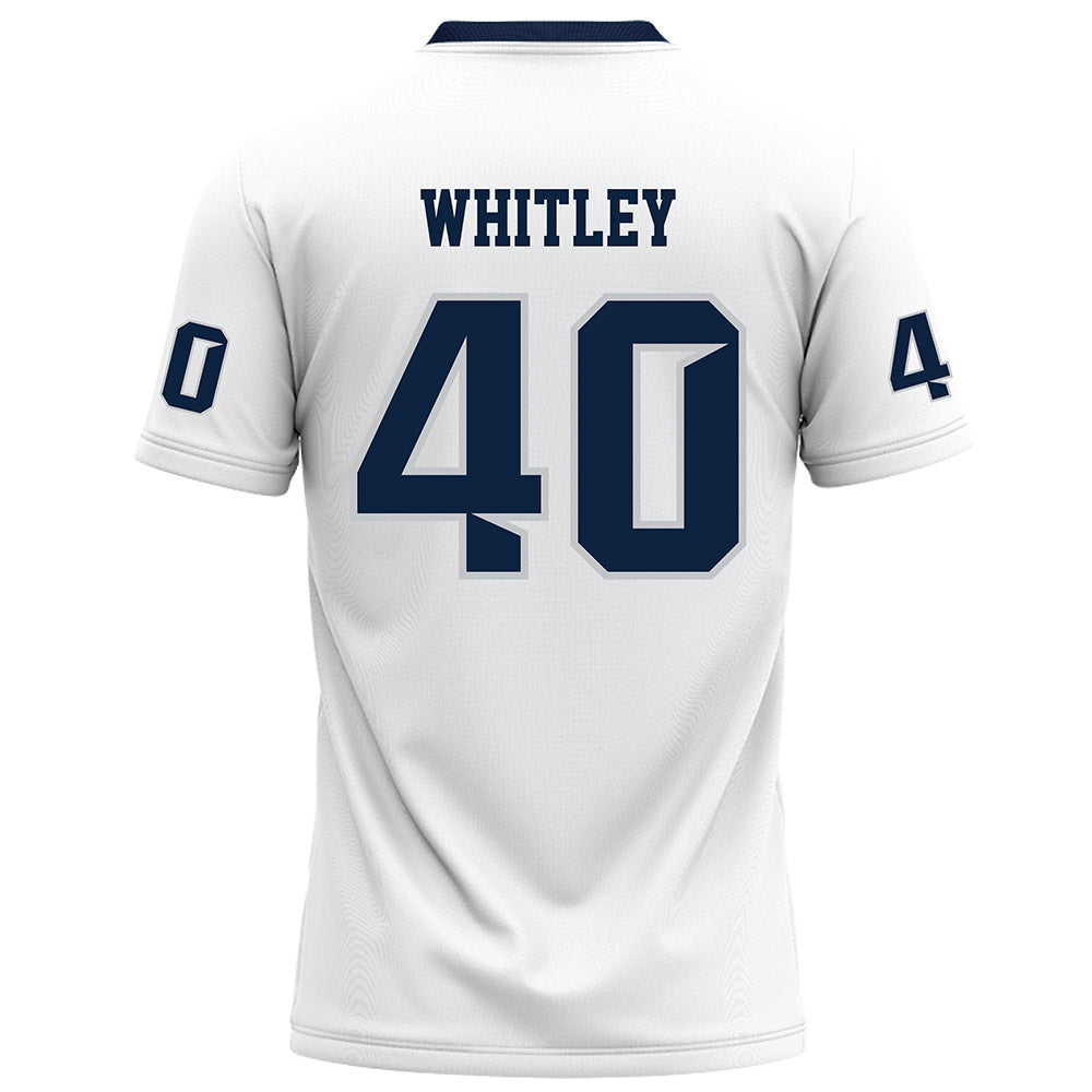 Samford - NCAA Football : Jordan Whitley - White Football Jersey-1