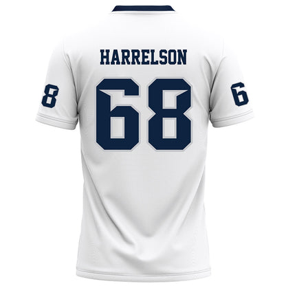 Samford - NCAA Football : Asher Harrelson - White Football Jersey-1