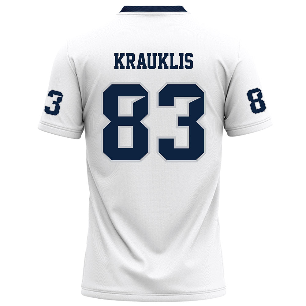 Samford - NCAA Football : Hudson Krauklis - White Football Jersey-1