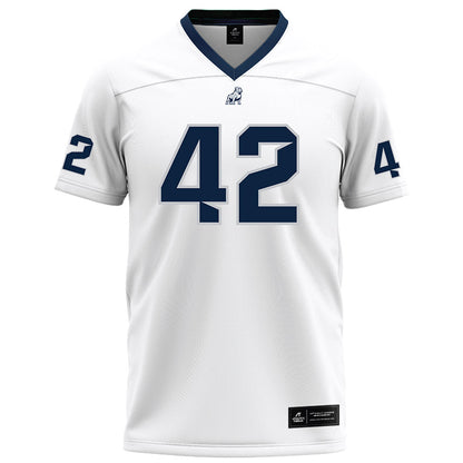 Samford - NCAA Football : Quinten Hall - White Football Jersey-0