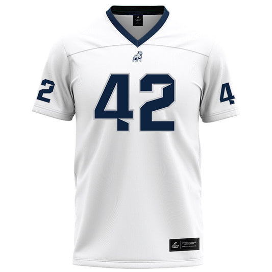 Samford - NCAA Football : Quinten Hall - White Football Jersey-0