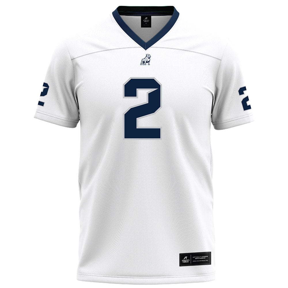 Samford - NCAA Football : Will Shields - White Football Jersey-0