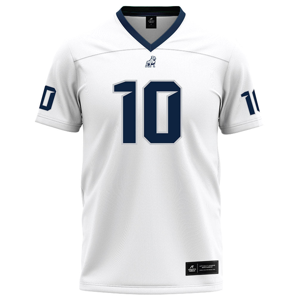 Samford - NCAA Football : Coulter Cleland - White Football Jersey-0