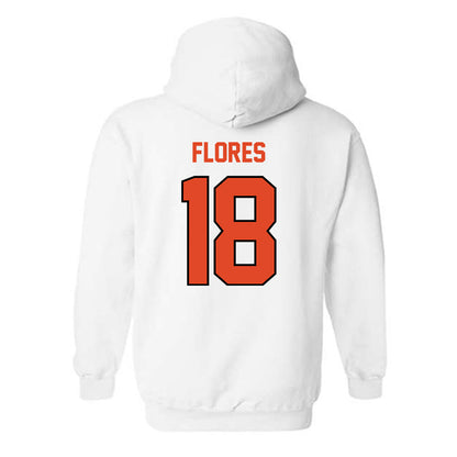 Oregon State - NCAA Softball : Justice Flores - Sports Shersey Hooded Sweatshirt-1
