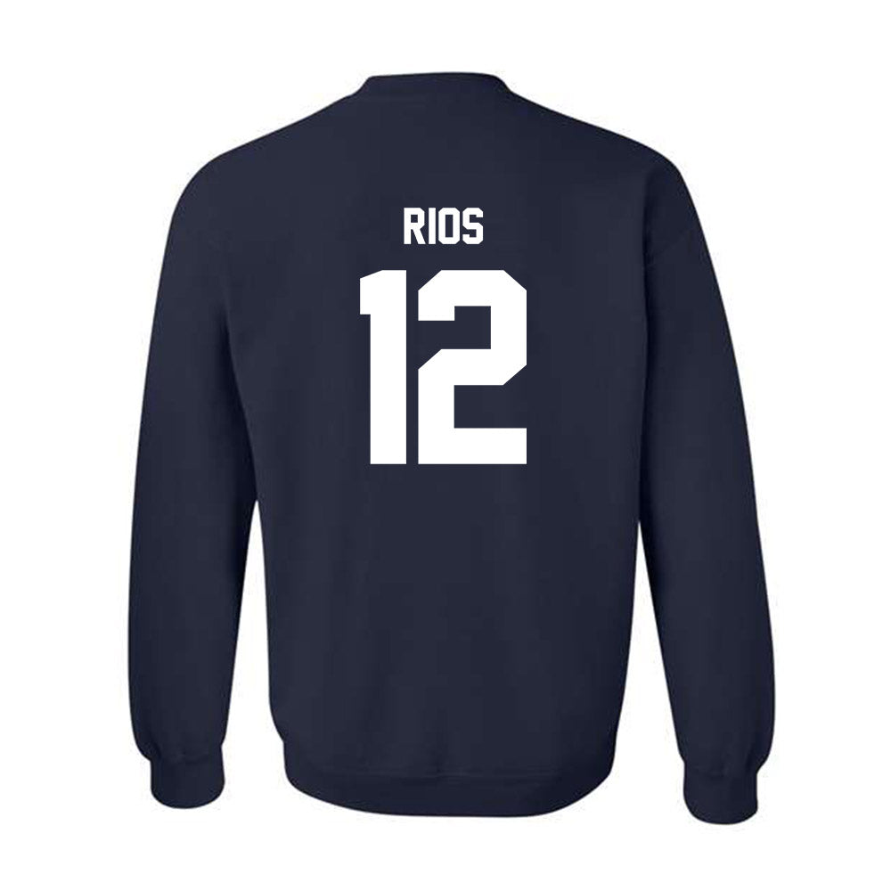 Rice - NCAA Baseball : Lorenzo Rios - Sports Shersey Crewneck Sweatshirt-1