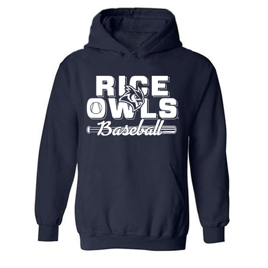 Rice - NCAA Baseball : Ty Baker - Sports Shersey Hooded Sweatshirt-0